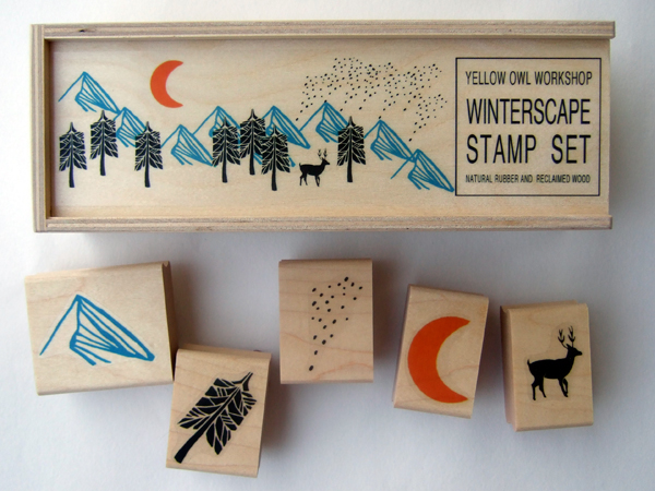 Sweet + Modern Winter Stamps